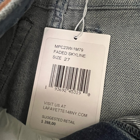Lafayette 148 New York faded skyline jeans NEW. A2 - Picture 7 of 9